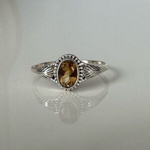 NWOT Sundance Sun Garden Ring, Citrine, Sterling Silver